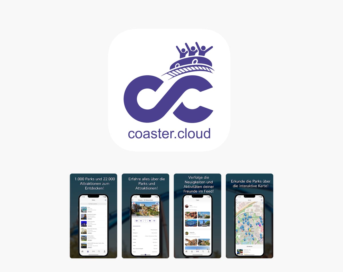 Coaster.cloud: Die Must-Have-App für Freizeitpark-Fans