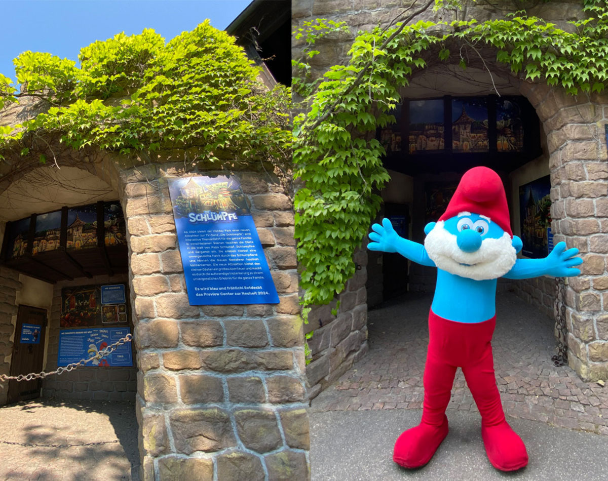 Die Schlümpfe im Holiday Park Vorfreude auf die neue Familienattraktion