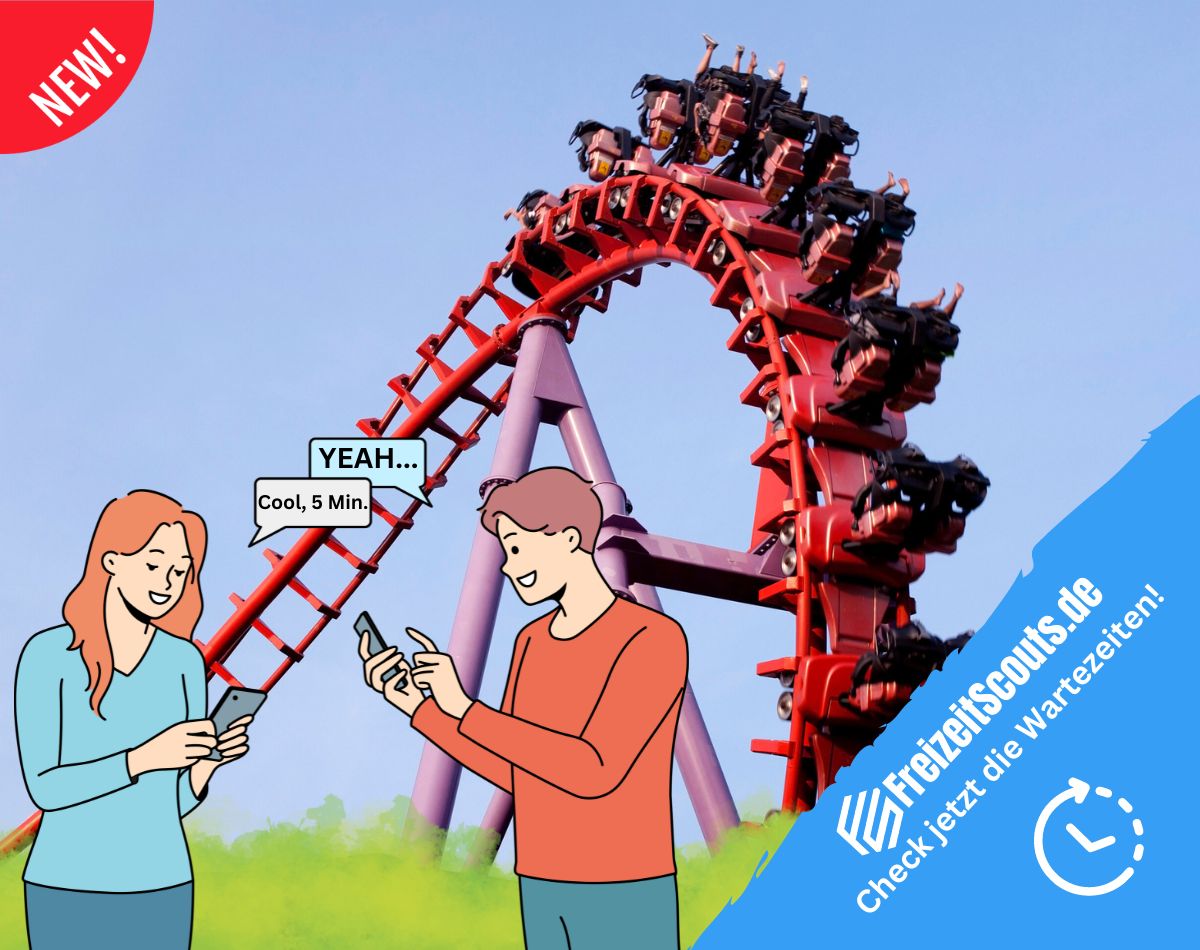 FreizeitScouts.de: Jetzt aktuelle Wartezeiten für Freizeitparks prüfen
