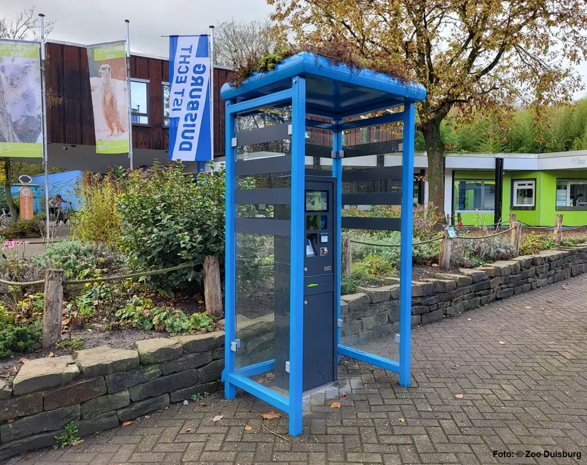 Neuer Ticketautomat im Zoo Duisburg erleichtert Besuch und bietet Tickets für die „Zoolichter“