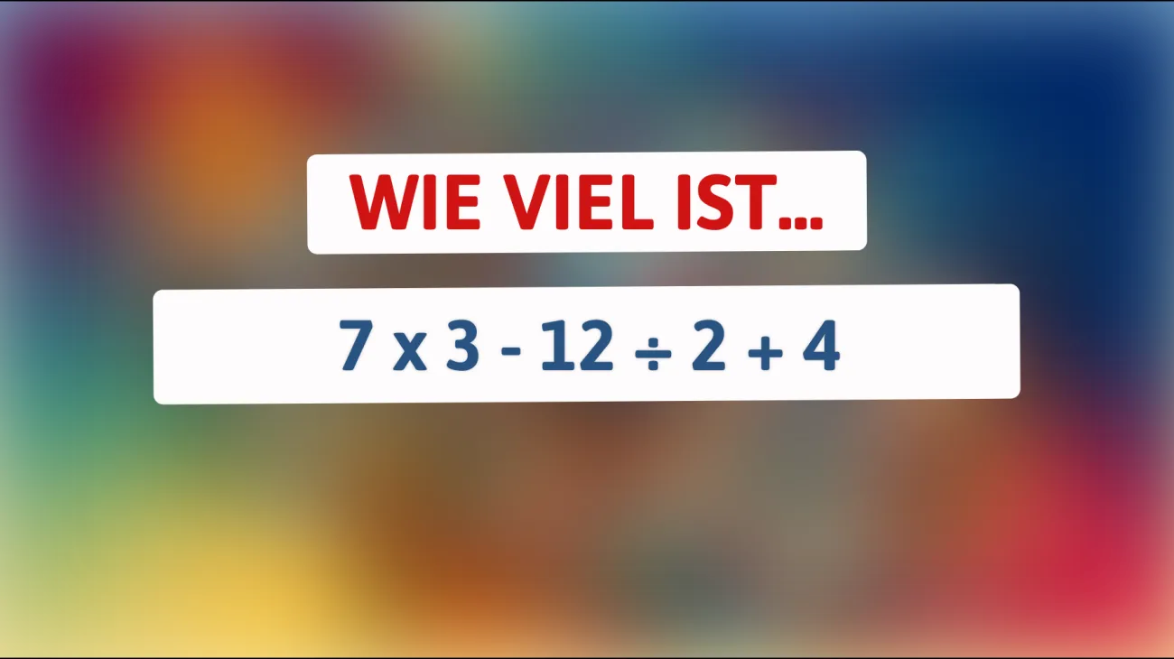 Bist du schlau genug, dieses vermeintlich einfache Mathe-Rätsel zu knacken? Zahlen-Genies sind gefragt!"