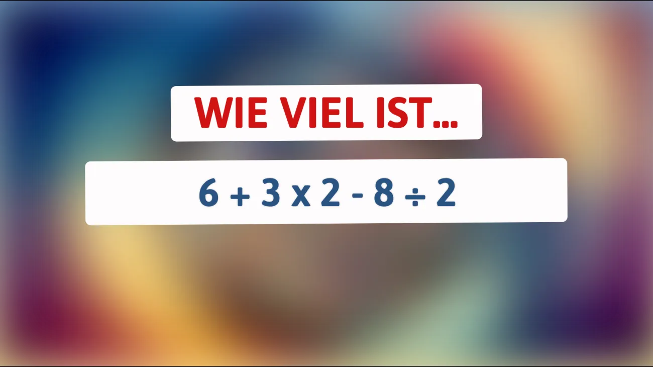 Dieses mathematische Rätsel schaffen nur die hellsten Köpfe - traust du dich, es zu lösen?"