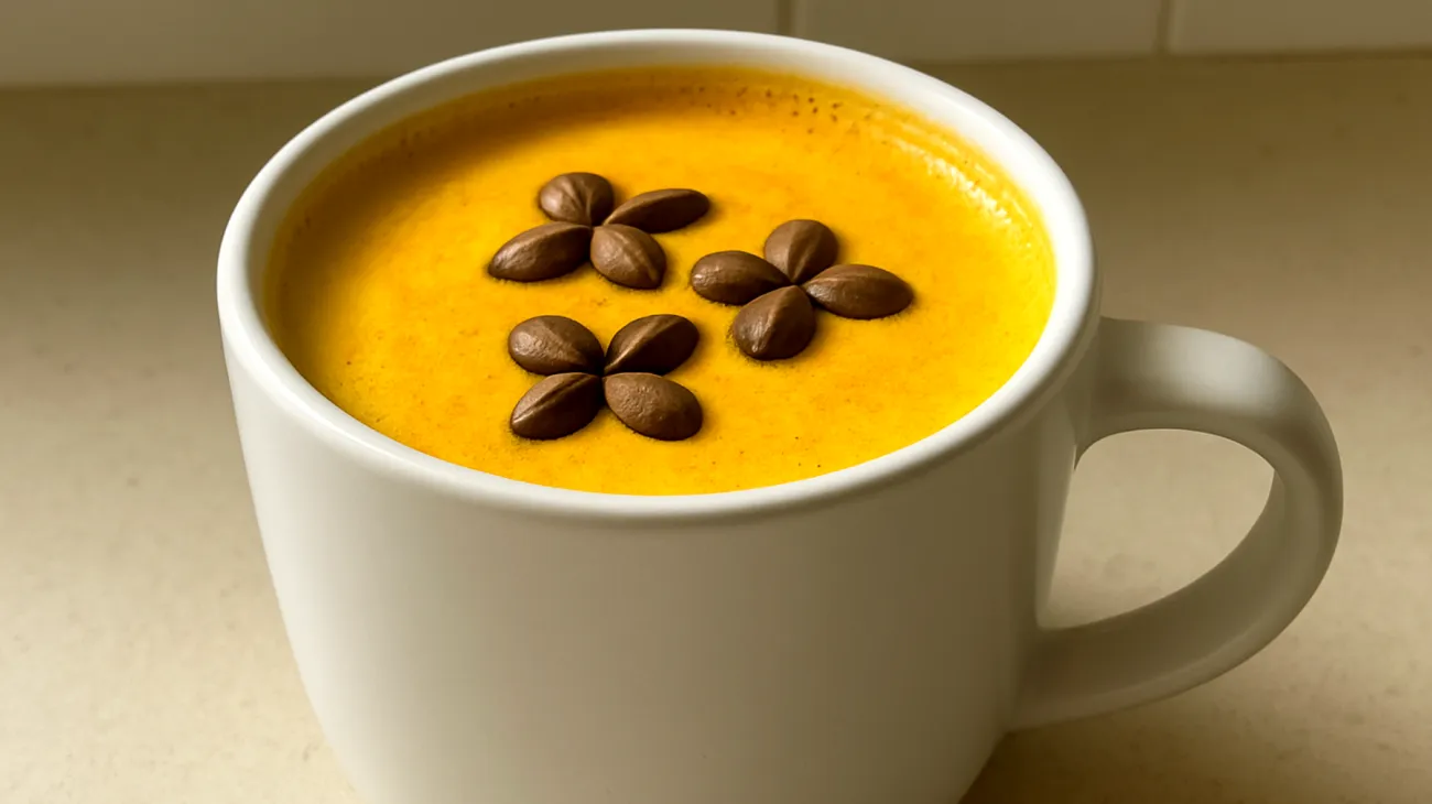 Goldene Milch mit Sacha Inchi Samen"
