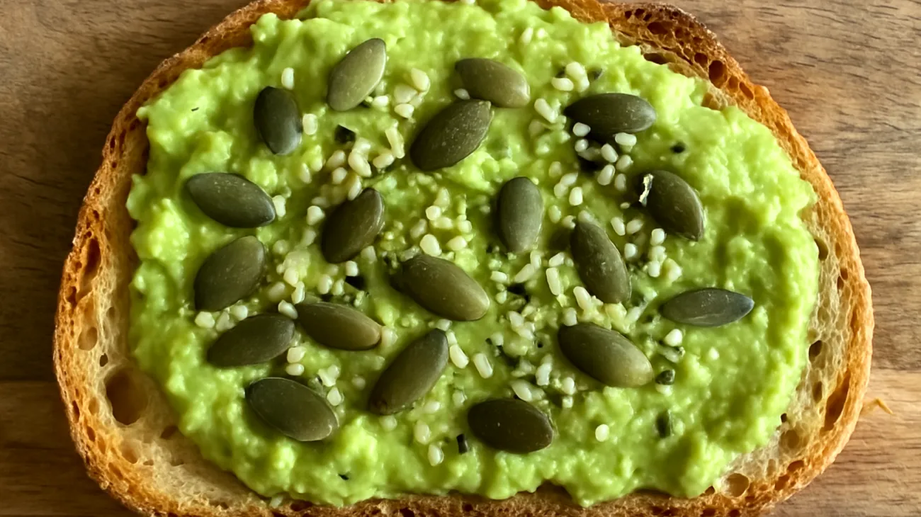 Kürbiskern-Avocado-Aufstrich mit Hanfsamen"