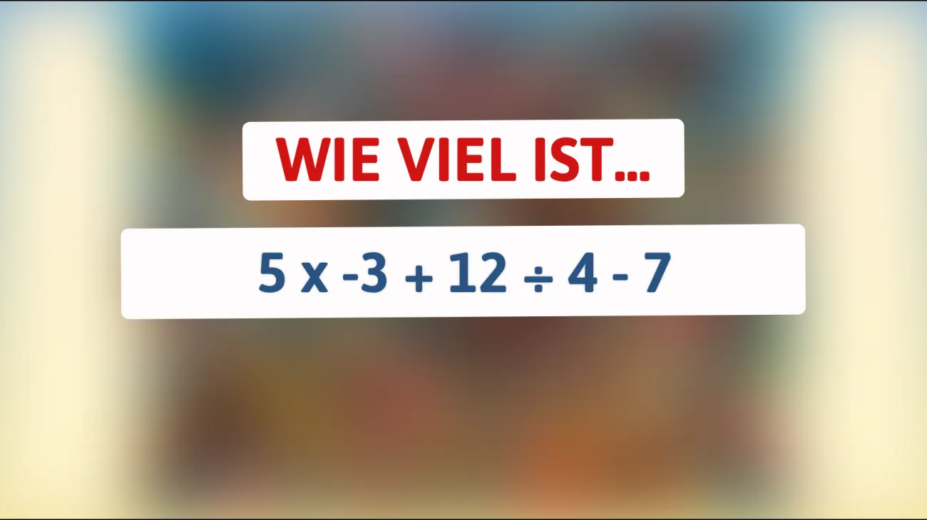 Nur 1% der Menschen können diese mathematische Herausforderung lösen: Hast du das Zeug dazu?"